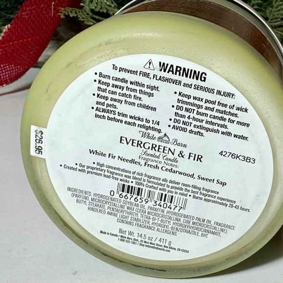 EVERGREEN 3 Wick Candle - Picture 3 of 3